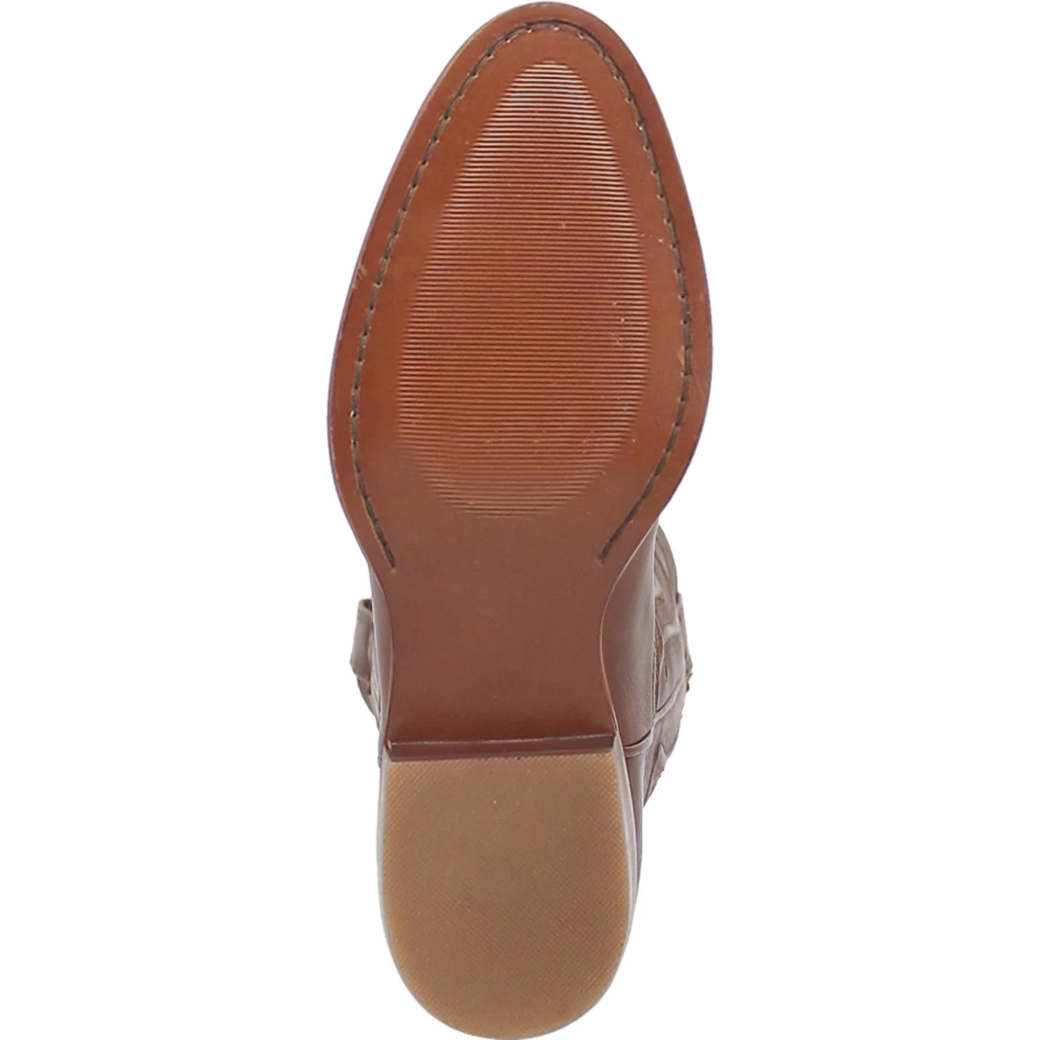 Dingo Men's Montana Round Toe Brown Leather Boots DI316-BRN - Image 3