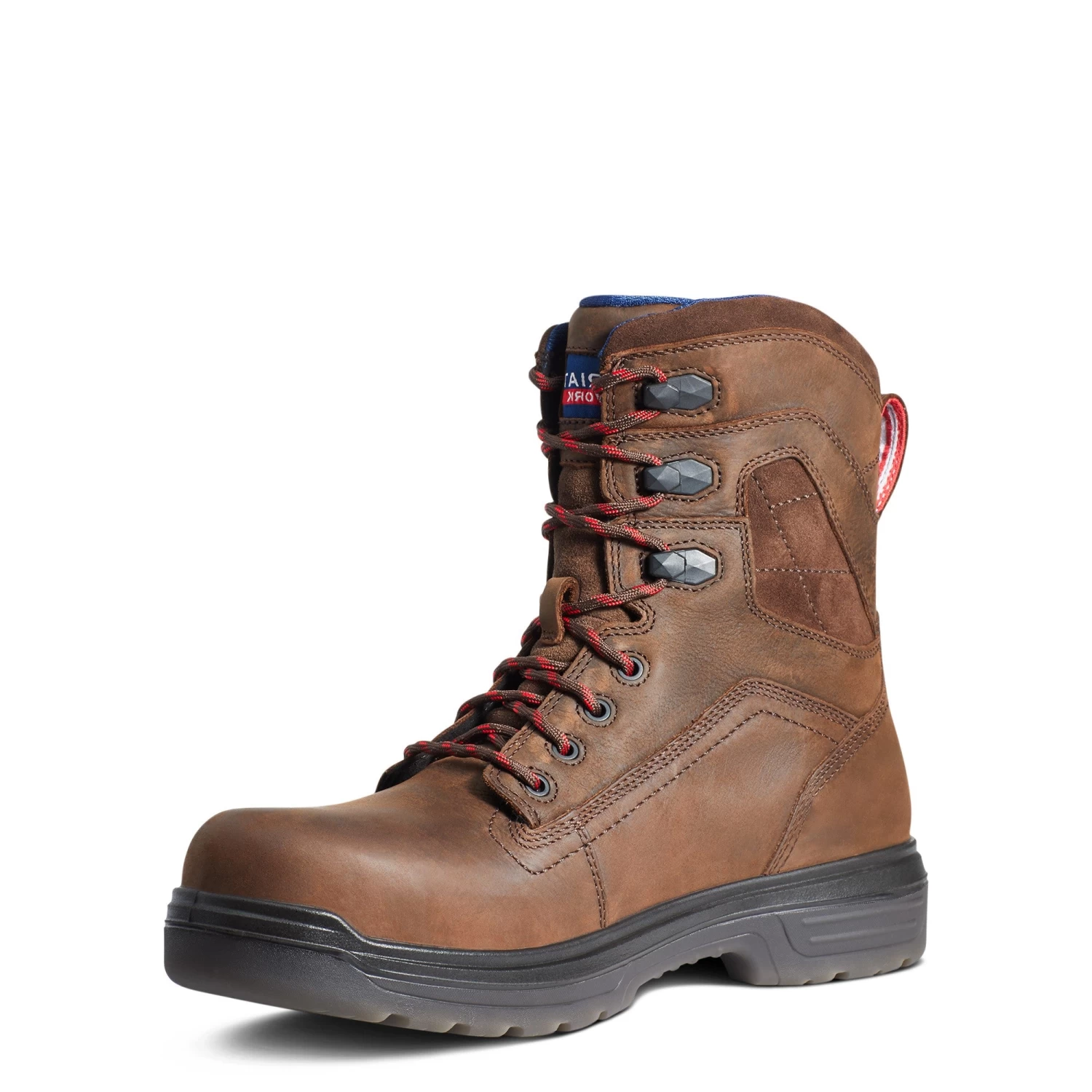 Ariat Men's Turbo 8" USA Assembled H2O Carbon Toe Work Boots 10036737 - Image 6