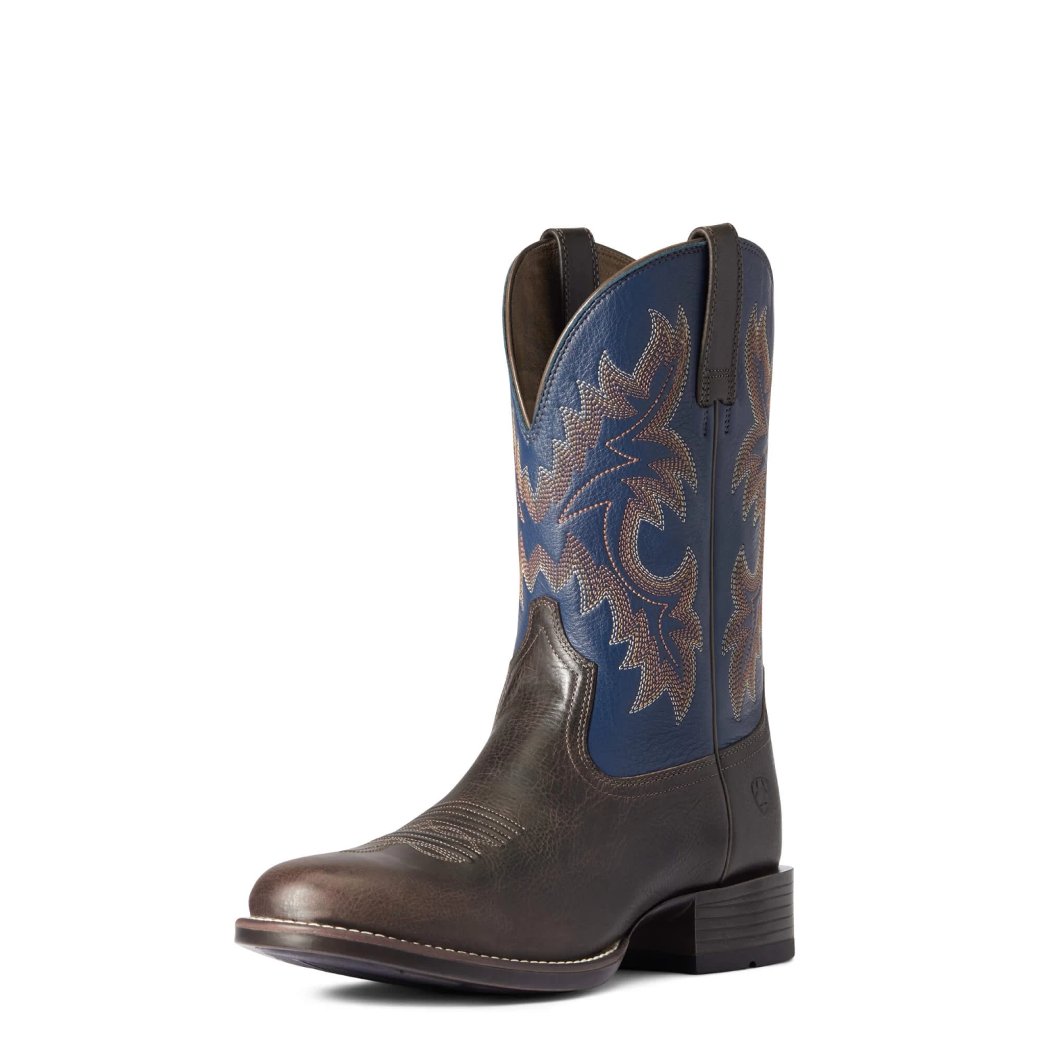 Ariat Men's Stockman Ultra Wicker/Federal Blue Western Boots 10038366 - Image 4