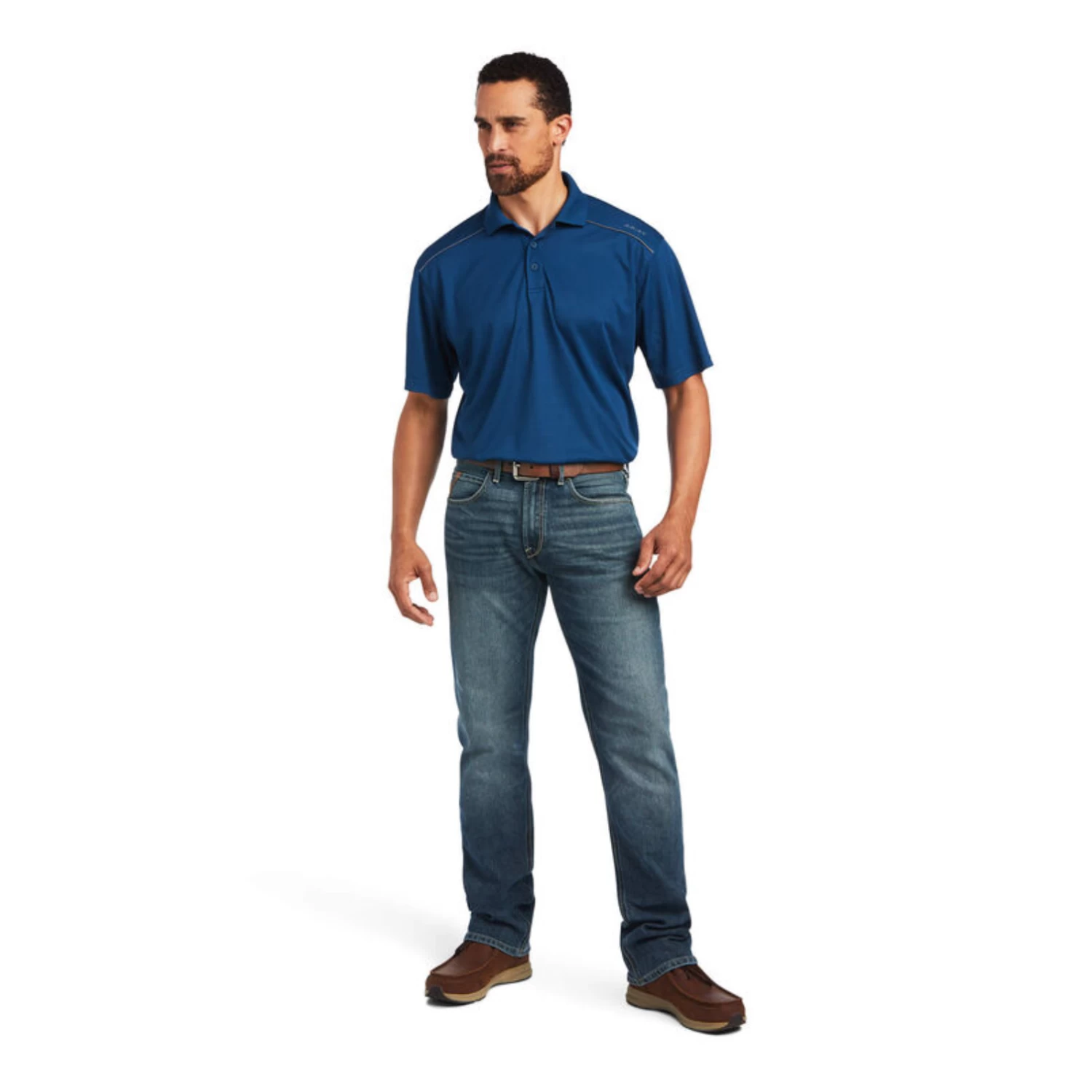 Ariat Men's Tek 2.0 Poseidon Polo Shirt 10040594 - Image 4