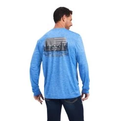 Ariat Men's Blue Charger Of The Land Graphic T-Shirt 10040997