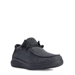 Ariat Men's Hilo Stretch Lace Heathered Smoke & Black Slip On Shoes 10042504