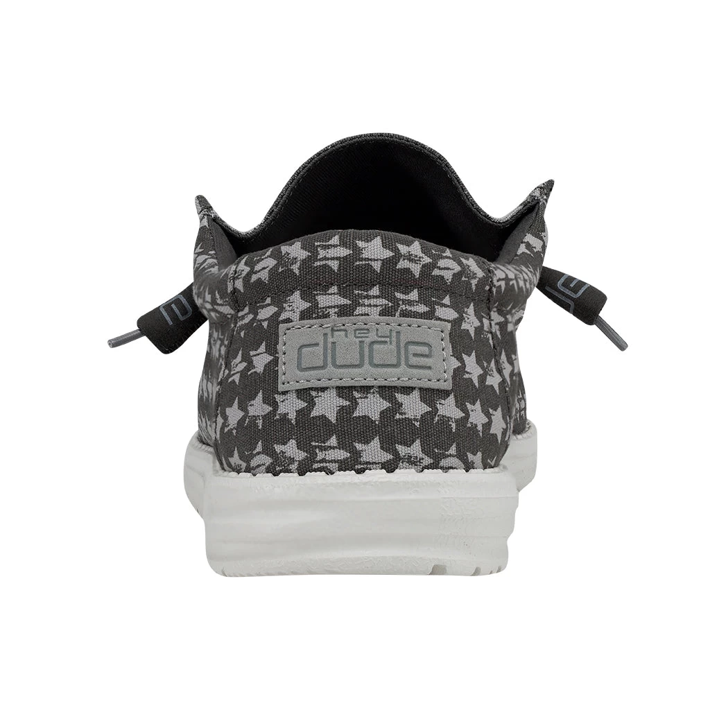 Hey Dude Men's Wally Patriotic Grey Shoes 110063196 - Image 5