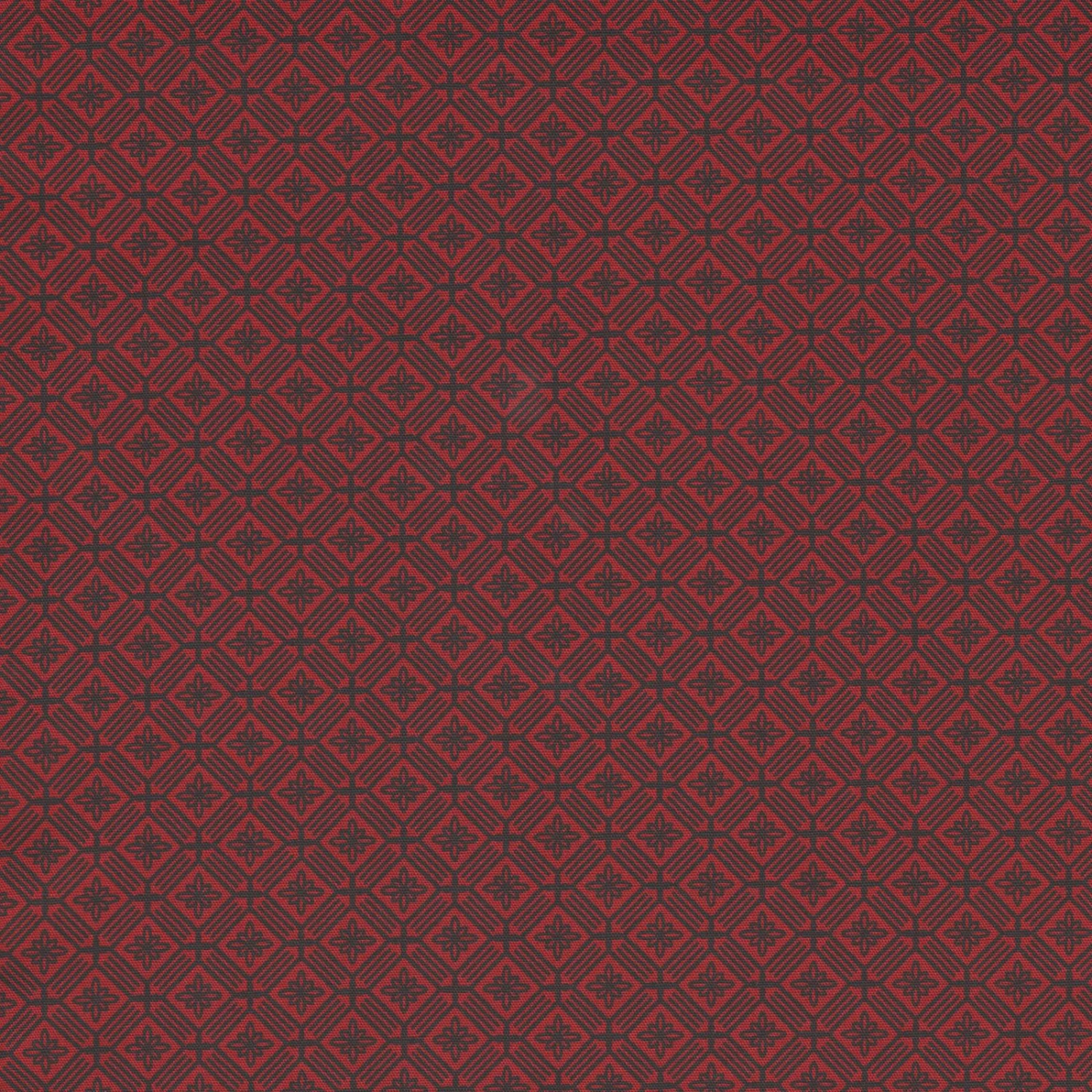 Wrangler® Men's Classic Diamond Floral Red Button Down Shirt 112318493 - Image 3