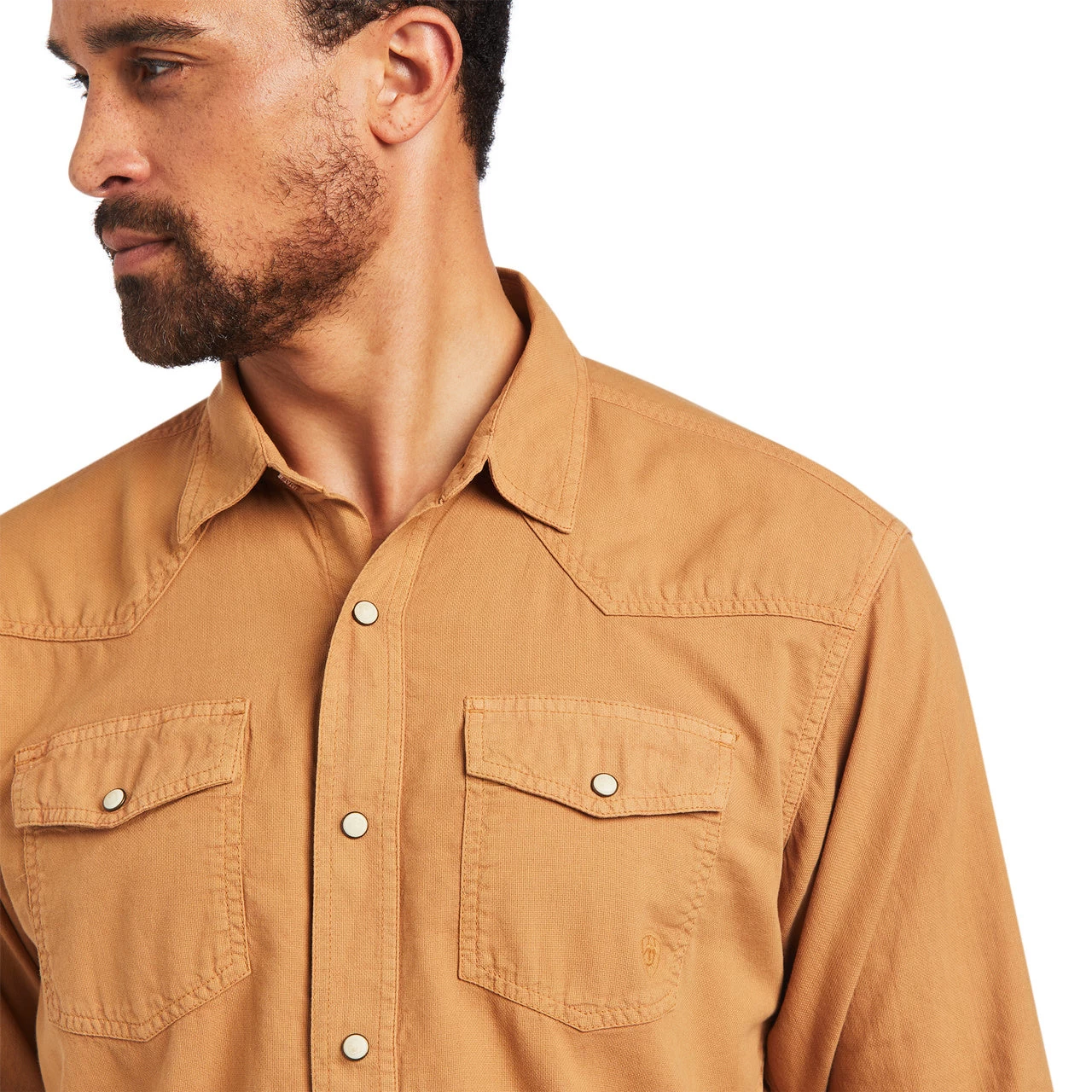 Ariat Men's Chipmunk Brown Snap Shirt 10040598 - Image 3