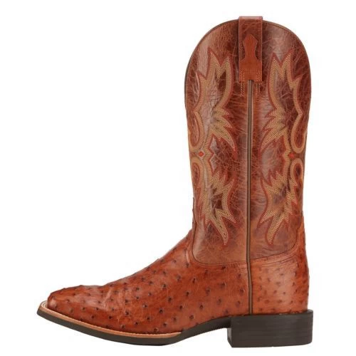 Ariat Men’s Quantum Classic Brandy Full QuillBoot 10016275 - Image 4
