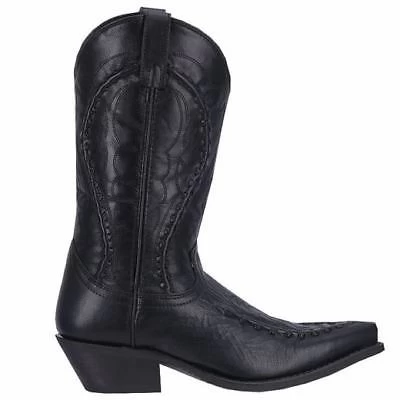 Laredo Men's Laramie Black Goat Bucklace Western Boots 68430 - Image 4