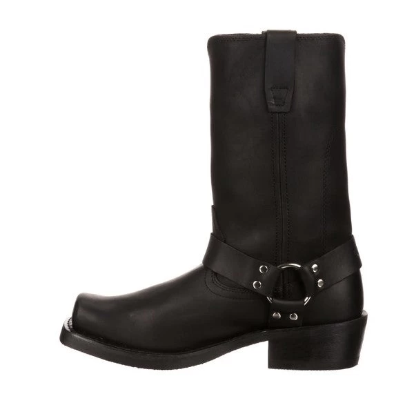 Durango Men's Harness Motorcycle Leather Black Pull On Boots DB510 - Image 5