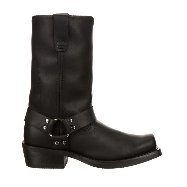 Durango Men's Harness Motorcycle Leather Black Pull On Boots DB510 - Image 3