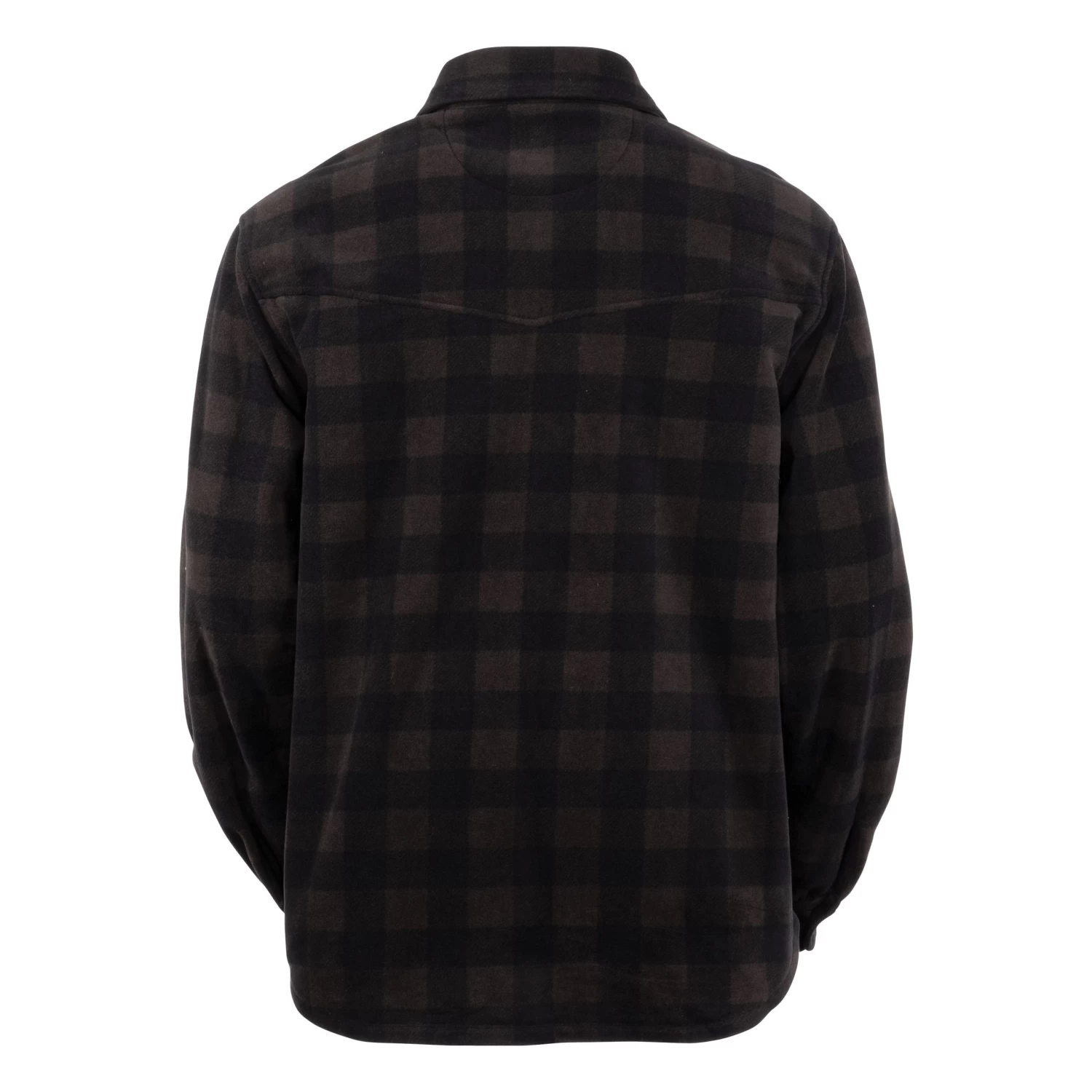 Outback Trading Company Men's Charcoal Plaid Big Shirt 4268-CHR - Image 3