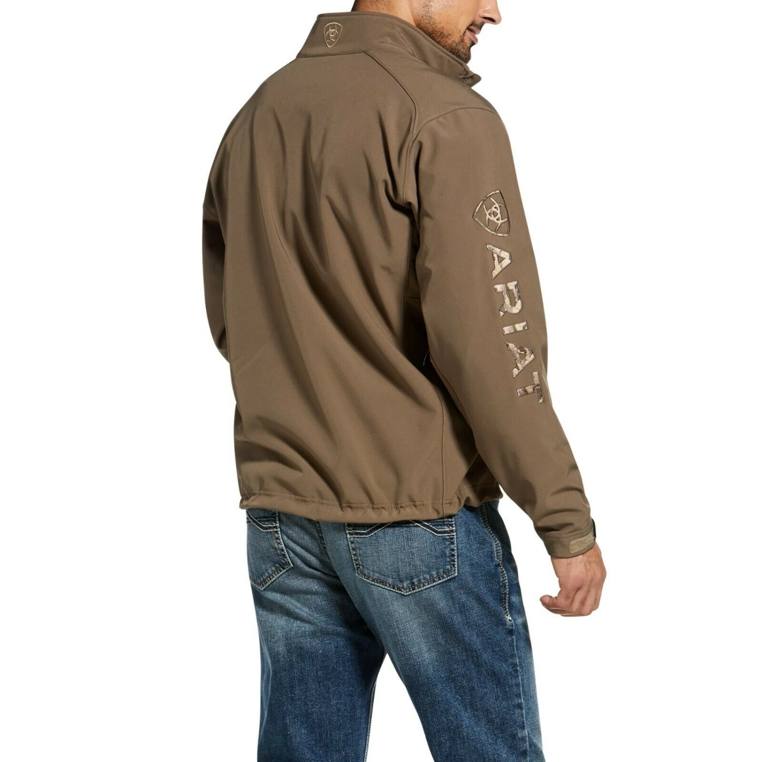 Ariat® Men's Logo 2.0 Morel/Camo Softshell Jacket 10032931 - Image 2
