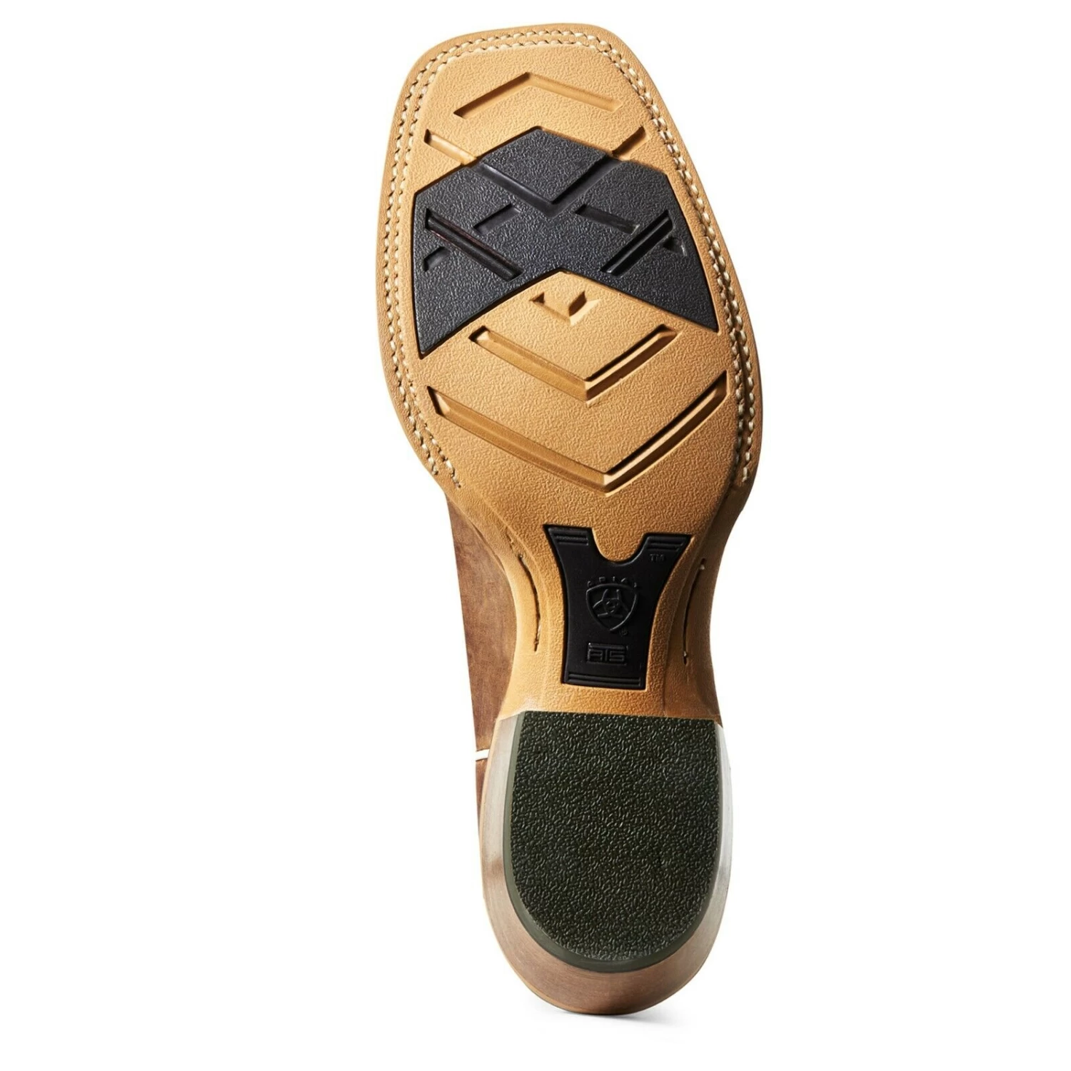 Ariat® Men's Dusted Wheat & Navy Real Deal Boots 10029694 - Image 4