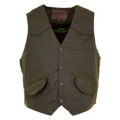 Outback Trading Company® Men's Cliffdweller Brown Oilskin Vest 2155-BNZ