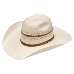 Twister Men's Ivory & Tobacco Bangora Straw Cowboy Hat T71684
