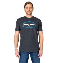 Kimes Ranch Men's Replay Short Sleeve Charcoal T-Shirt RETEE-CHR