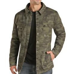 Rock & Roll Cowboy® Men'sCamo Shirt Jacket 92-1130