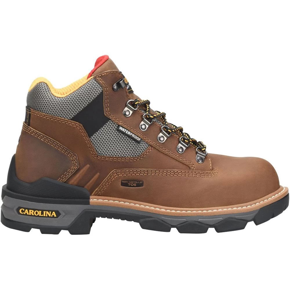 Carolina Men's 5" Constructer Waterproof Composite Toe Brown Hiker Boots CA7832 - Image 3