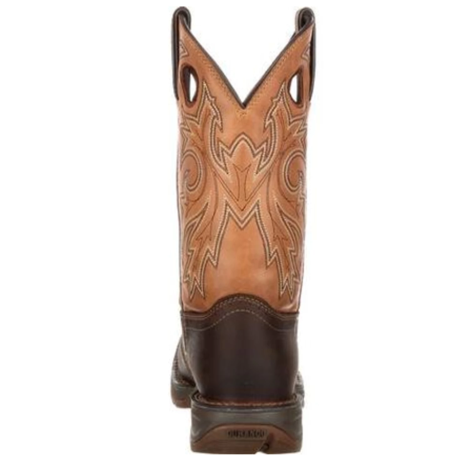 Durango® Men's Western 11" Brown & Tan Saddle Square Toe Boots DB4442 - Image 4