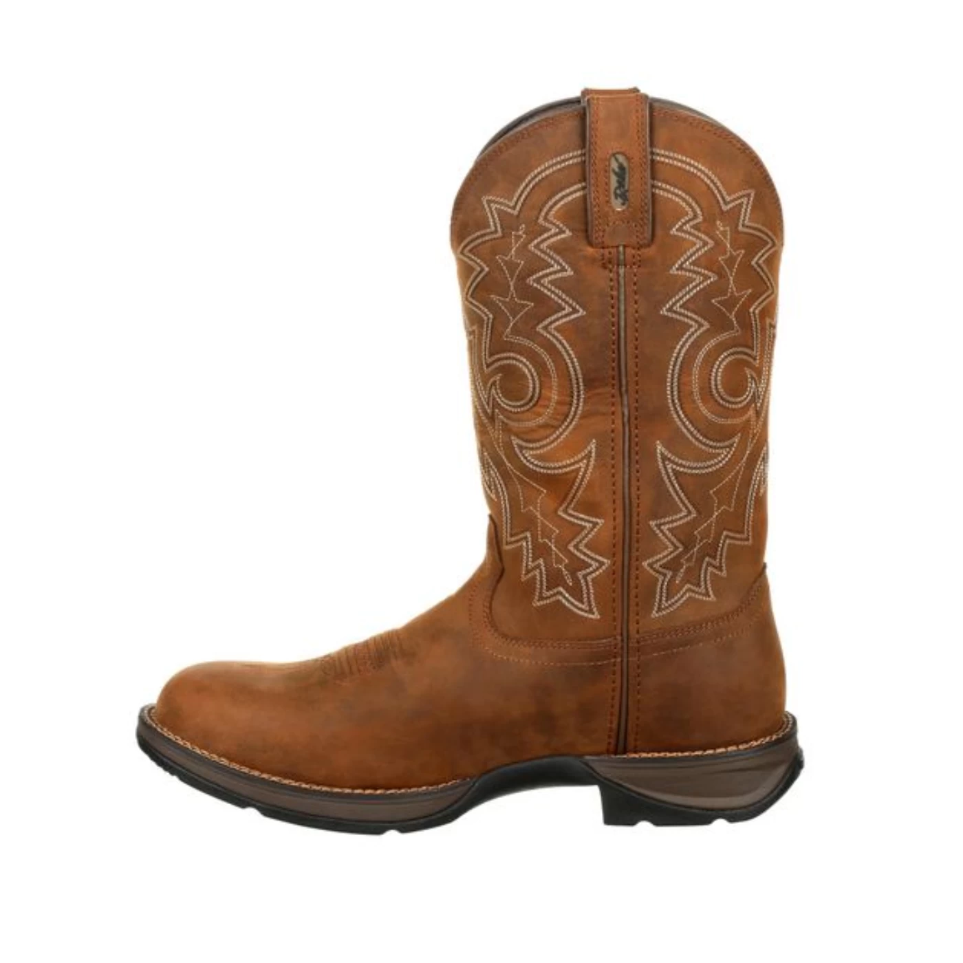 Durango® Men's 12" Western Coyote Brown Waterproof Boots DDB0163 - Image 5