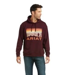 Ariat Men's Basic Malbec Southwest Scenic Hoodie 10037262