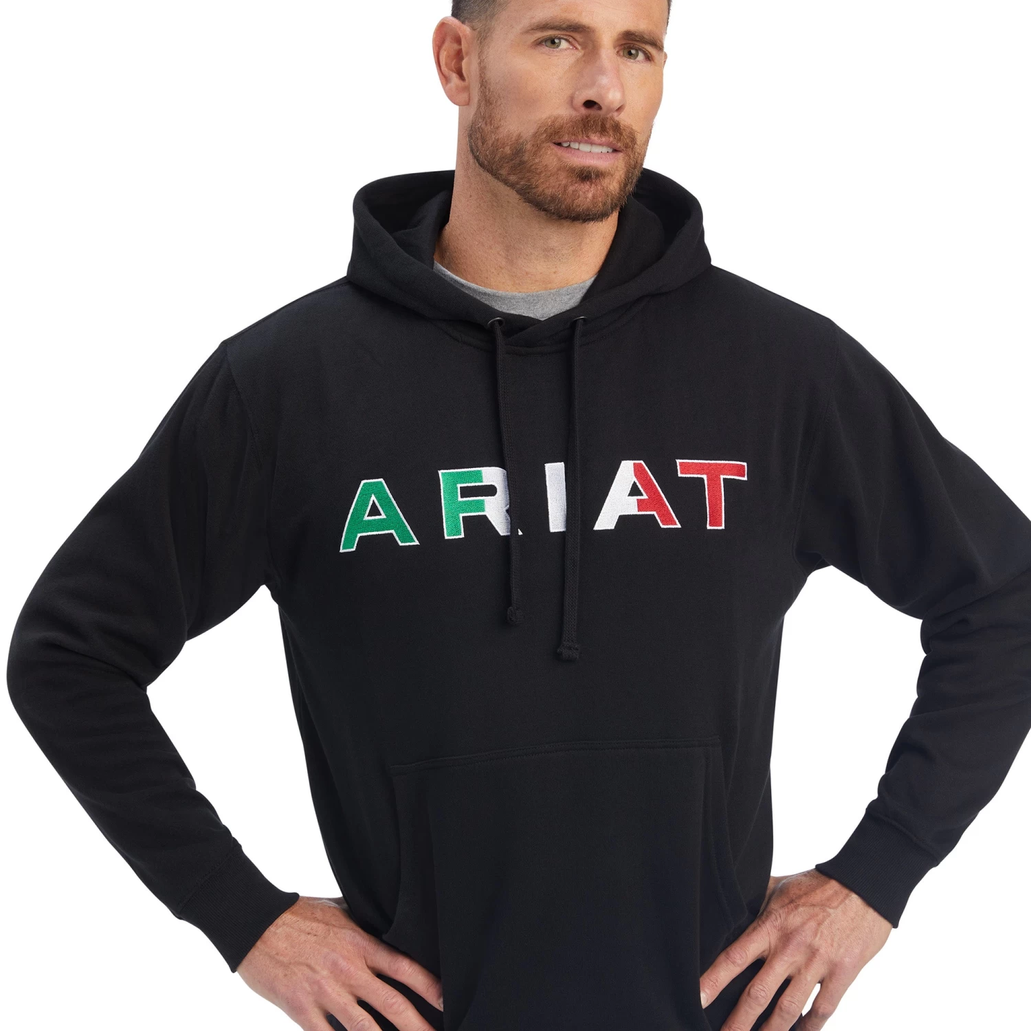 Ariat® Men's Mexican Black Hoodie 10038962 - Image 3