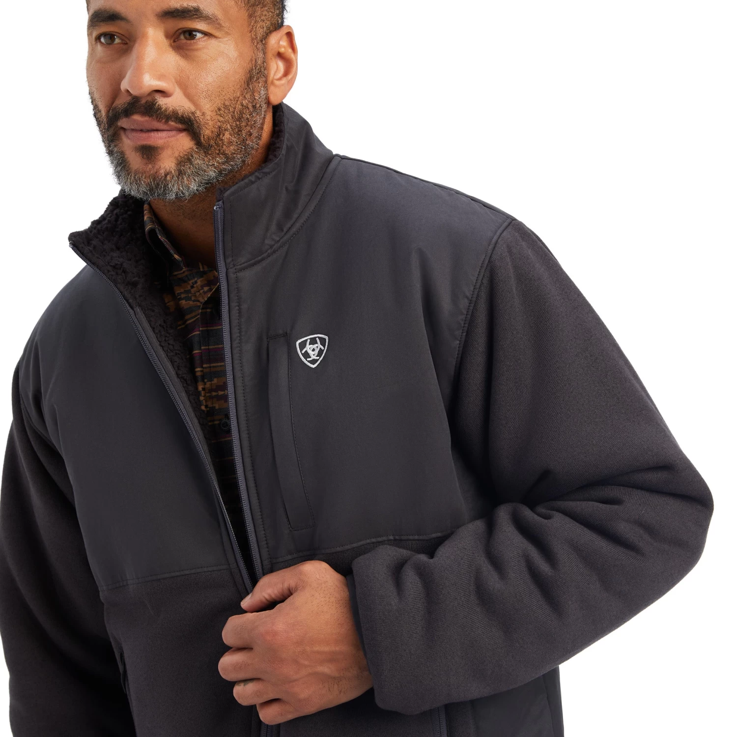 Ariat® Men's Grizzly Canvas Bluff Phantom Jacket 10041798 - Image 3