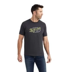 Ariat® Men's RopeCharcoal Heather T-Shirt 10042771
