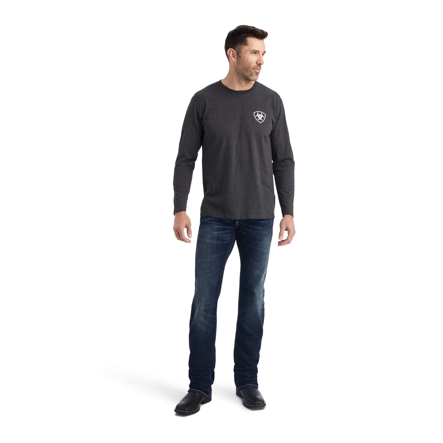 Ariat® Men's Land Of The Free Black T-Shirt 10042779 - Image 3