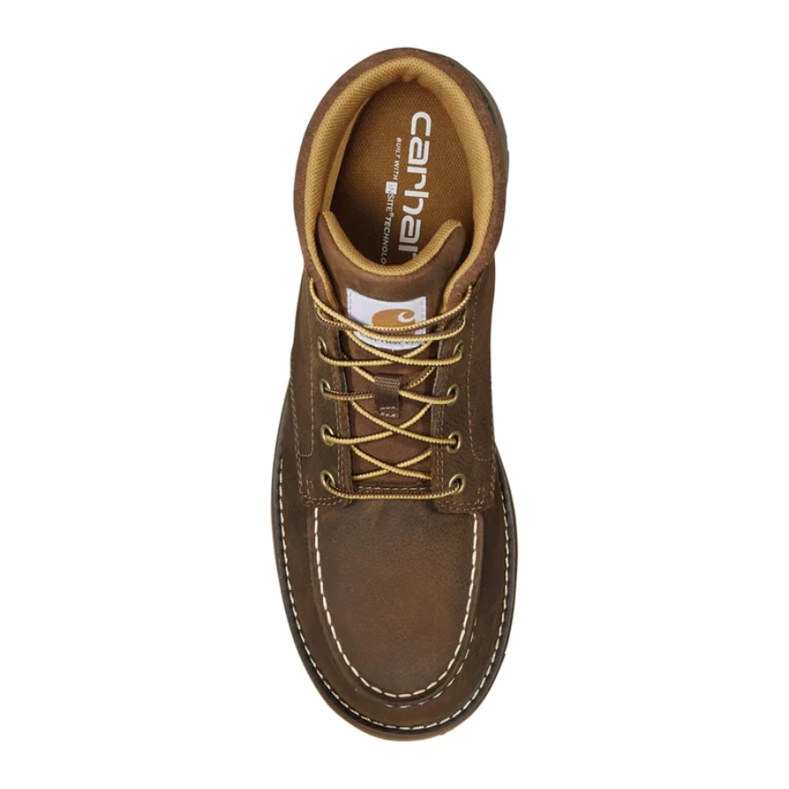 Carhartt® Men's Millbrook Dark Brown Soft Toe Wedge Boots FM5010 - Image 6