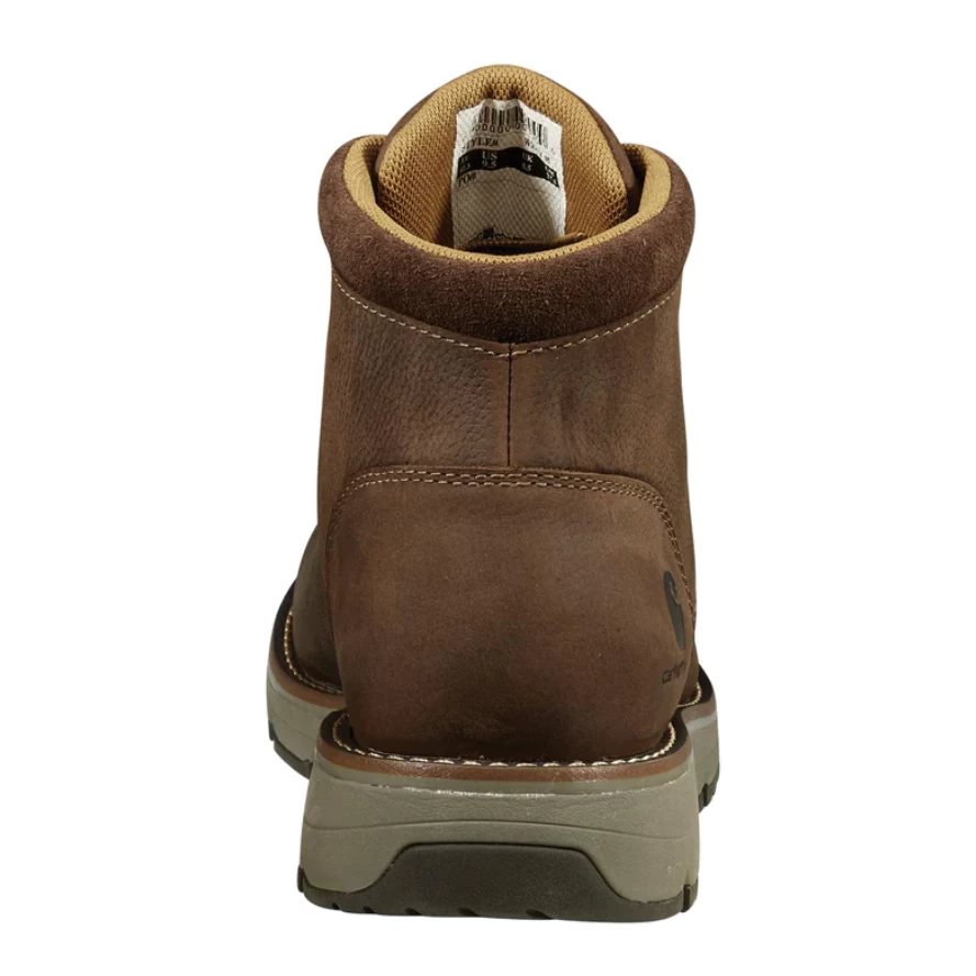 Carhartt® Men's Millbrook Dark Brown Soft Toe Wedge Boots FM5010 - Image 5