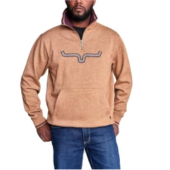 Kimes Ranch® Men's Heather Rusty Filmore Quarter Zip Pullover FQZ-RY