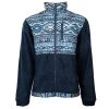 Hooey Men's Aztec Navy Tech Fleece Jacket HJ091NVAZ