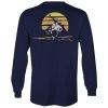 Hooey Men's Sunset Bronc Long Sleeve Navy T-Shirt HT1534NV