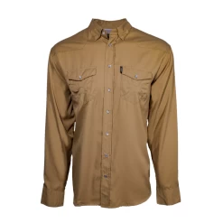 Hooey Men's SOL Tigers Eye Tan Snap Button Down Shirt HT1662TN