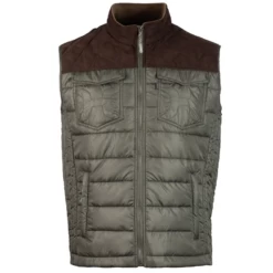 Hooey® Men'sOlive & Brown Vest HV097OLBR