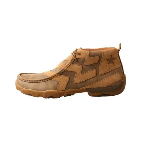 Twisted X® Men's Bomber Brown Lace Up Chukka Driving Moc MDM0089 - Image 3