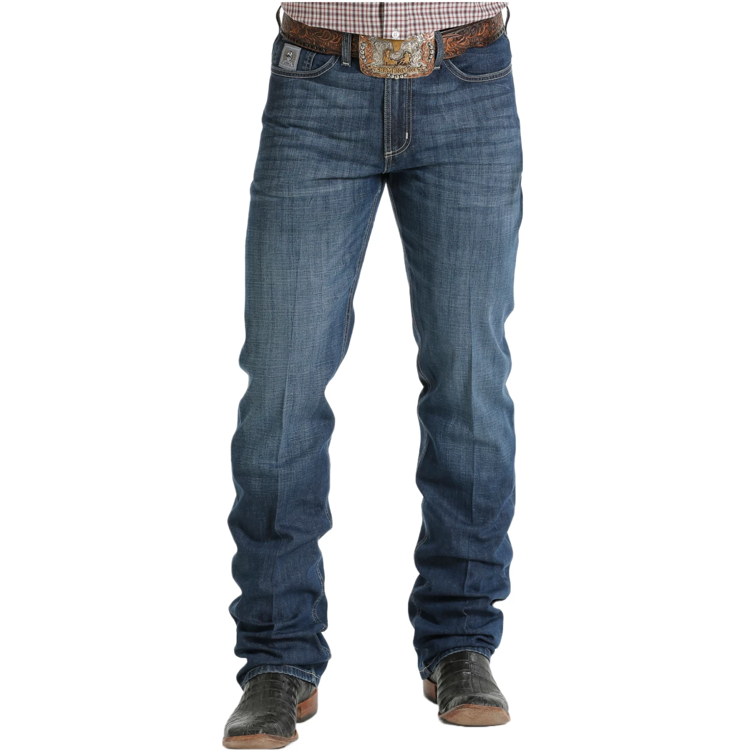 Cinch Men's Silver Label Straight Leg Denim Jeans MB98034019 - Image 2