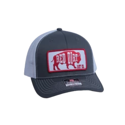 Red Dirt® Men's Original Buffalo Charcoal Trucker Cap RDHC57