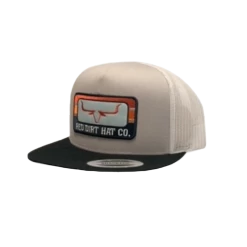 Red Dirt® Men's Longhorn Silver & Black Trucker Cap RDHC321