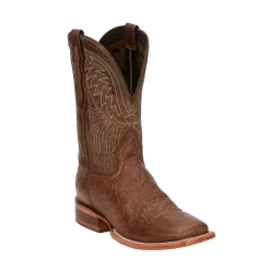 Tony Lama® Men's Alamosa Brown Smooth Ostrich Western Boots SA6102