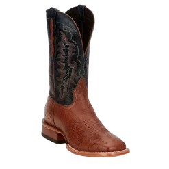 Tony Lama® Men's Murillo Embroidered Navy Western Boots SA6101