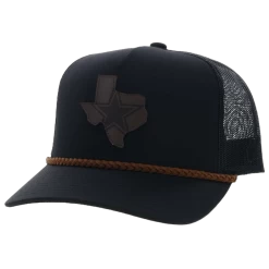 Hooey "Dallas Cowboys" 5 Panel Black Trucker Cap 7271T-BK
