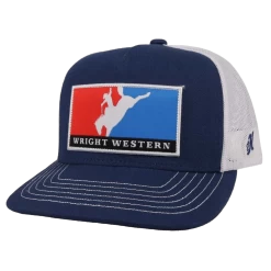 Hooey Men's Wright Brothers Navy & White Trucker Cap WB003