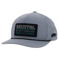 Hooey® Men's Resistol 5 Panel Grey Cap 2352T-GY