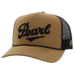 Hooey® Men's Pearl Black & Tan Trucker Cap 9727T-TNBK