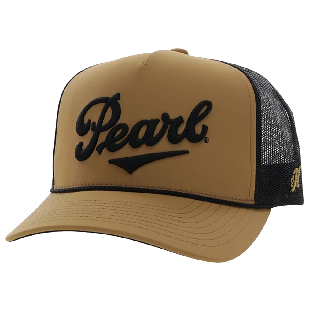 Hooey® Men's Pearl Black & Tan Trucker Cap 9727T-TNBK