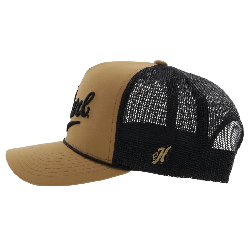 Hooey® Men's Pearl Black & Tan Trucker Cap 9727T-TNBK - Image 2