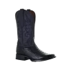 Corral Boots Corral Men's Black Caiman Embroidered Square Toe Boots L5743