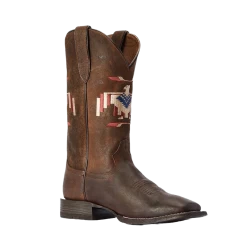 Ariat® Men's Circuit Thunderbird Chimayo Saddle Up Brown Boots 10042499