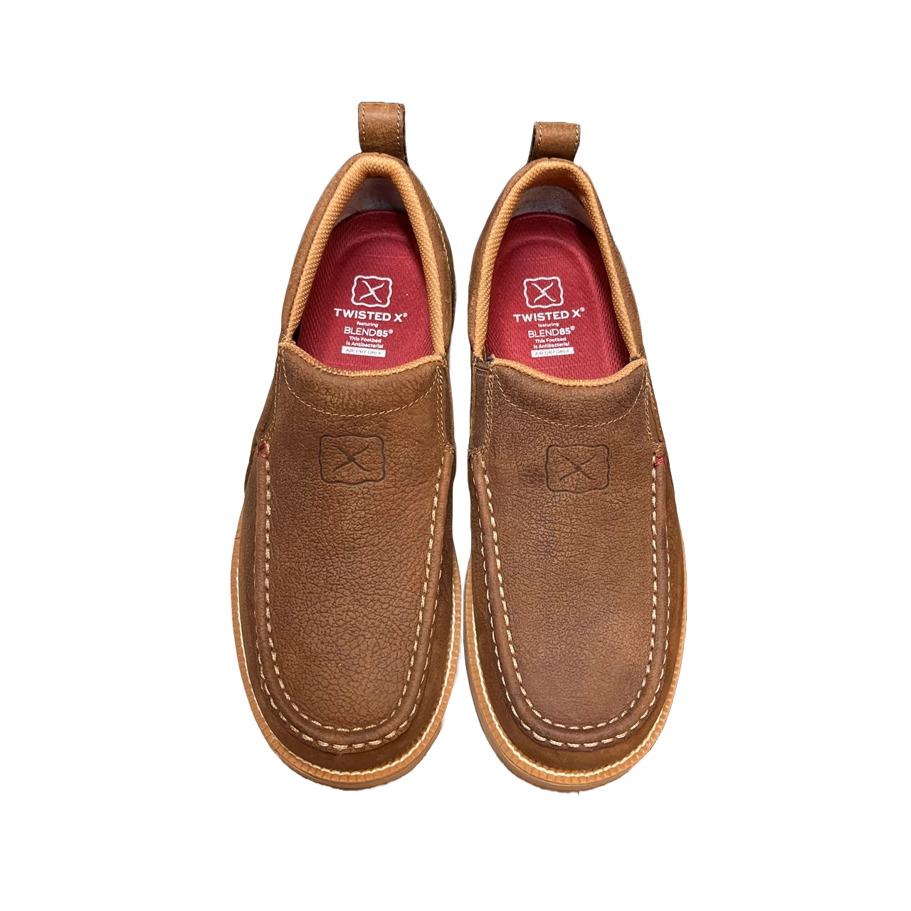 Twisted X Men's Tawny Brown CellStretch Wedge Driving Moc MCAX004 - Image 4